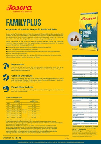 Josera Puppy Family Plus Hundetrockenfutter