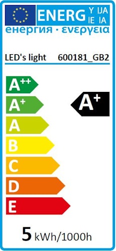 Shada  LED Glühlampe Kerze 2-St.-Verpackung C35 E14 5W 470LM 2700K nicht dimmbar 240°