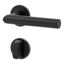 Vorschaubild Griffwerk VAYA 128 LUCIA fast2fix Fast2Fix GK3 Rosetten rund WC rot/weiß Graphitschwarz