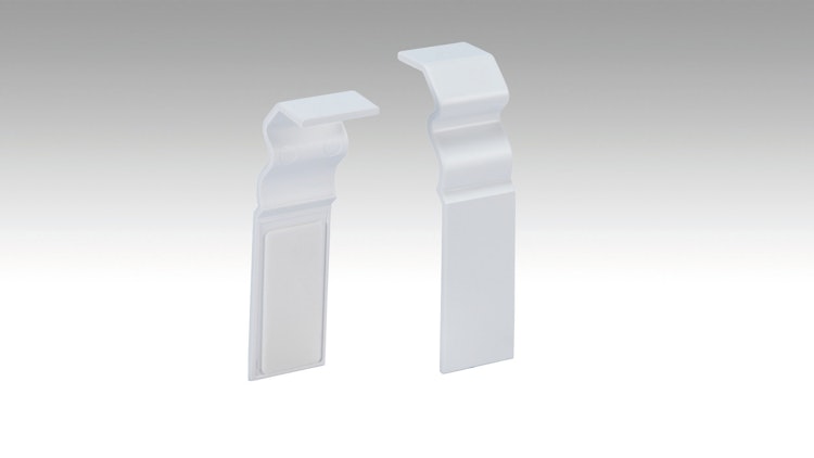 MeisterWerke Zubehör-Steckfußleiste Verbindungsstück Hamburgerprofil-weiß 2001 - 10 PK / 11 PK / 12 PK / 13 PK