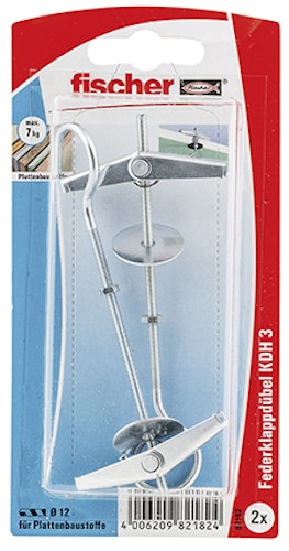 FISCHER Federklappdübel KDH 3 K (2 Stück)