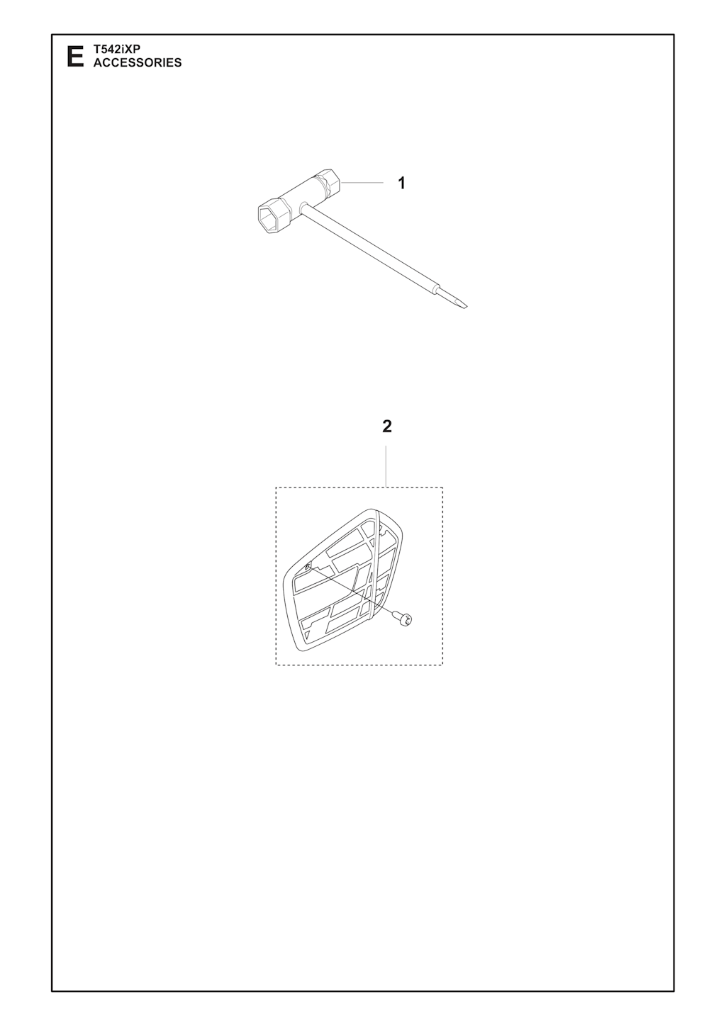 Explosionszeichnung Ersatzteile