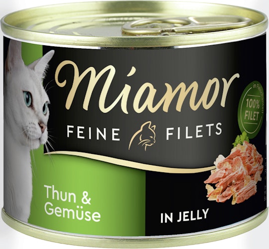 Miamor Feine Filets in Jelly 185g Dose Katzennassfutter