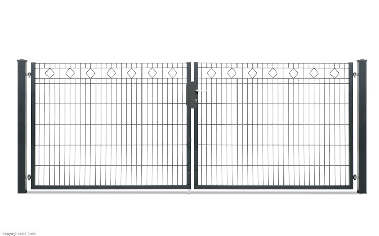 dz Flügeltor VARIO Residenz MALAGA Doppeltor -Verschiedene Ausführungen