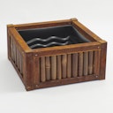 Vorschaubild BambusBASIS Terrassenteich Cortenstahl mit verschiedenen Bambusfüllungen