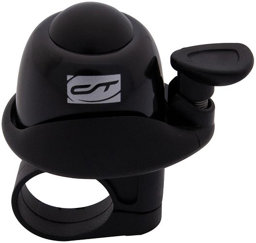 CONTEC Klingel Cup-a-Ding schwarz passend für Ø 22, 2 mm Lenkerklemmung