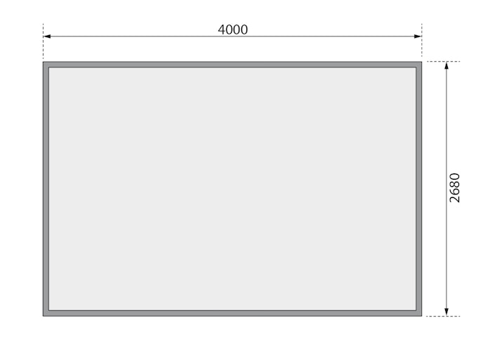 Karibu Woodfeeling Gartenhaus Mühlentrup 2 Zweiraumhaus - 19 mm