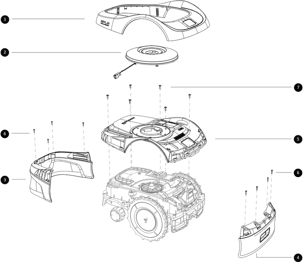 Explosionszeichnung Ersatzteile