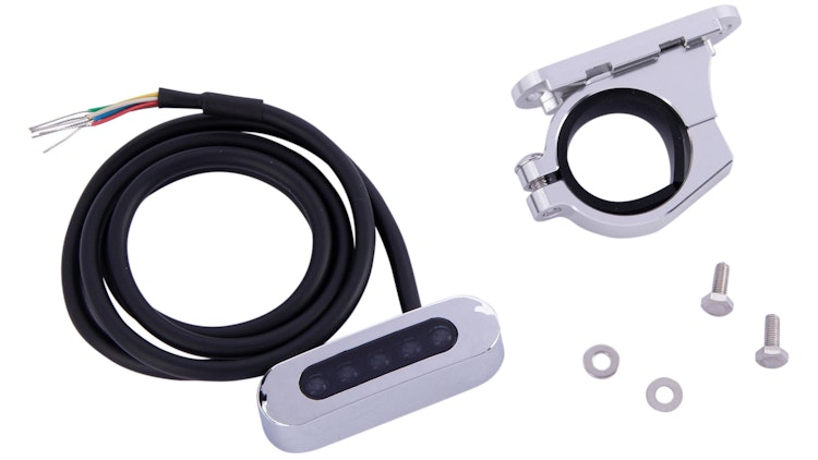 Daytona Kontrollleuchteneinheit Alpha Chrom