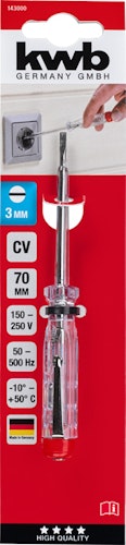 kwb VDE Spannungsprüfer 3,0 x 70 143000