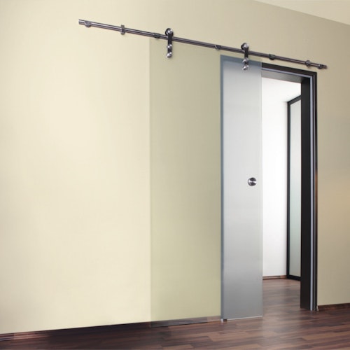 Griffwerk Glasschiebetür SNOWWHITE 501 Milchglas / Satiniert / Weißglas