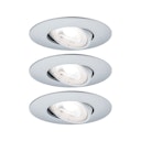 Vorschaubild Paulmann Einbauleuchten-Set LED 3x6W chrom-matt