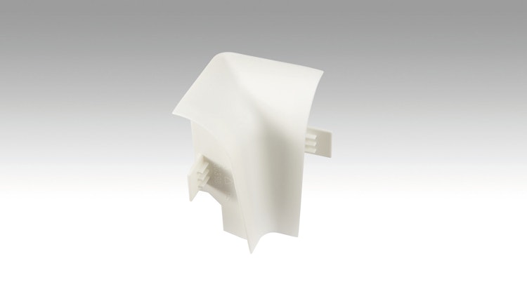 MEISTER Innenecken Fußleiste Profil 2PK (4 Stk./VPE)  Weiß 2001