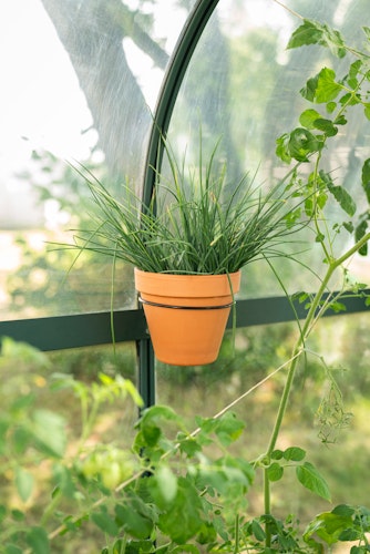 Vitavia Pflanzentopfhalter Durchmesser 14 cm, schwarz (Set mit 3 Stück)