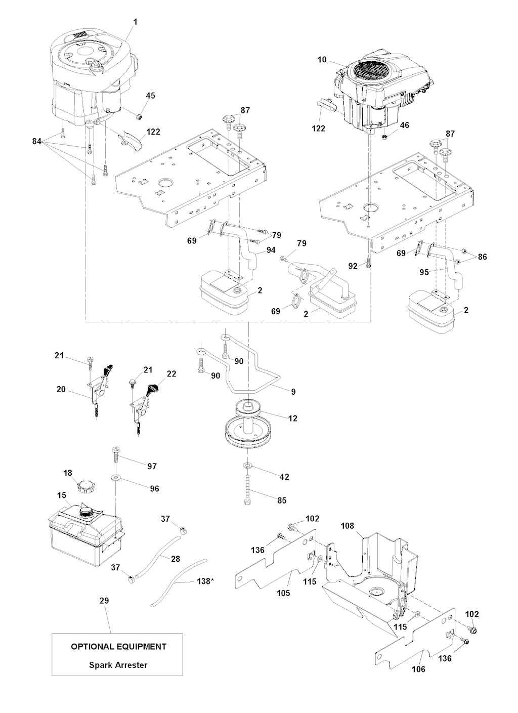 Explosionszeichnung Ersatzteile