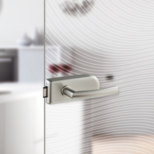 GRIFFWERK Ganzglastürbeschlagset CLASSICO 1.0 ohne Griff-Edelstahl matt