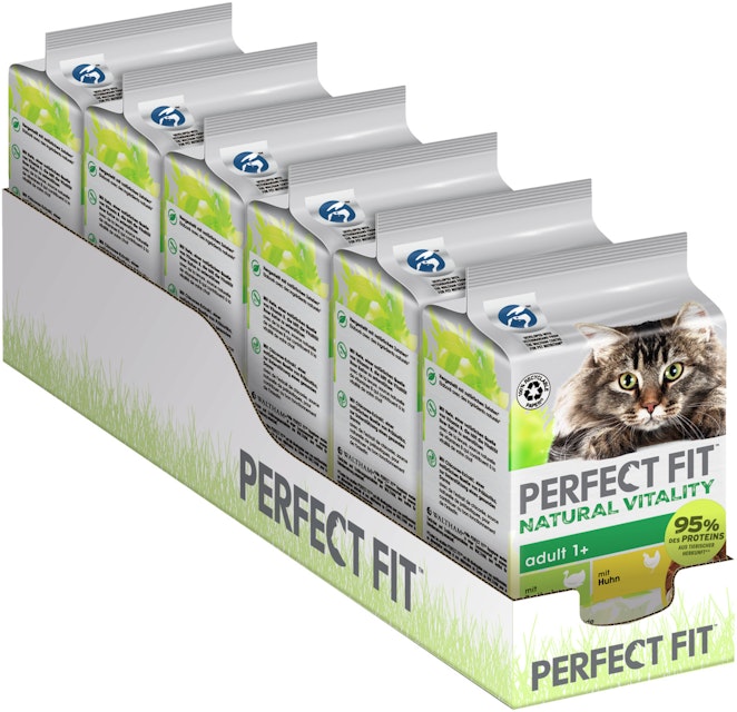 PERFECT FIT Multipack Natural Vitality Adult 1+ 6 x 50 Gramm KatzennassfutterVorschaubild