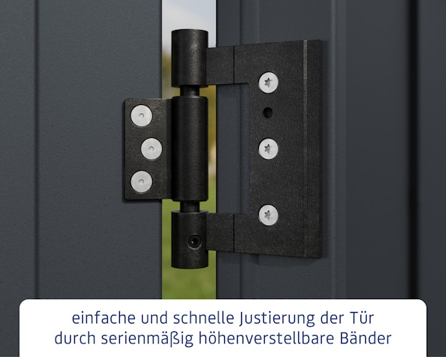 Hörmann Metall-Gerätehaus EcoStar Premiumline mit Satteldach