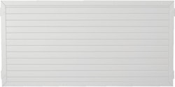 T&J LIGHTLINE Kunststoff Zaunelement 1800 x 900 mm, weiß