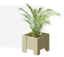 Vorschaubild Ante Pflanzkübel B51 x T48 x H45 cm