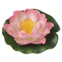 Vorschaubild Künstliche Seerosen, 18cm, rosa (001122-00)