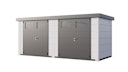 Vorschaubild Telluria Metallgerätehaus Duo 2721 Zweiraum-Gartenhaus