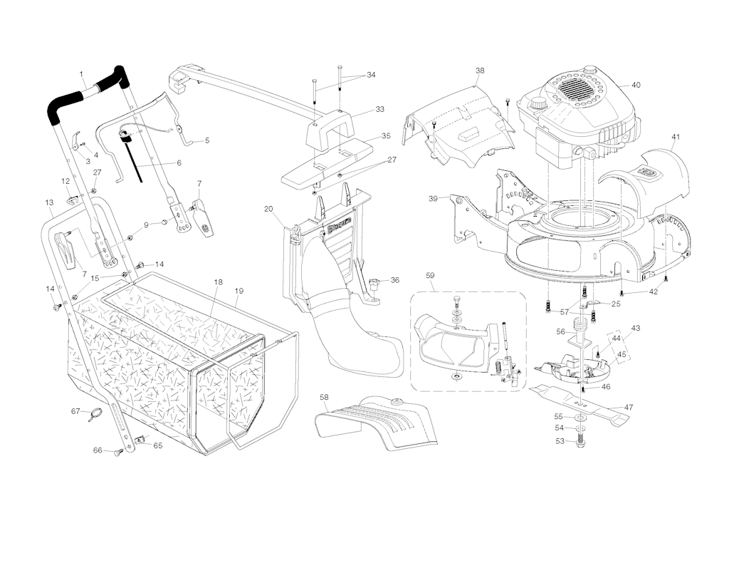 Explosionszeichnung Ersatzteile