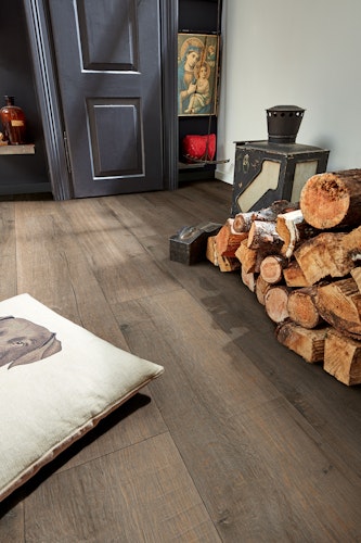 MEISTER Designboden MeisterDesign. next DD 500 S 1287 x 220 x 8 mm 6986 Altholzeiche lehmgrau Authentic Wood-Struktur