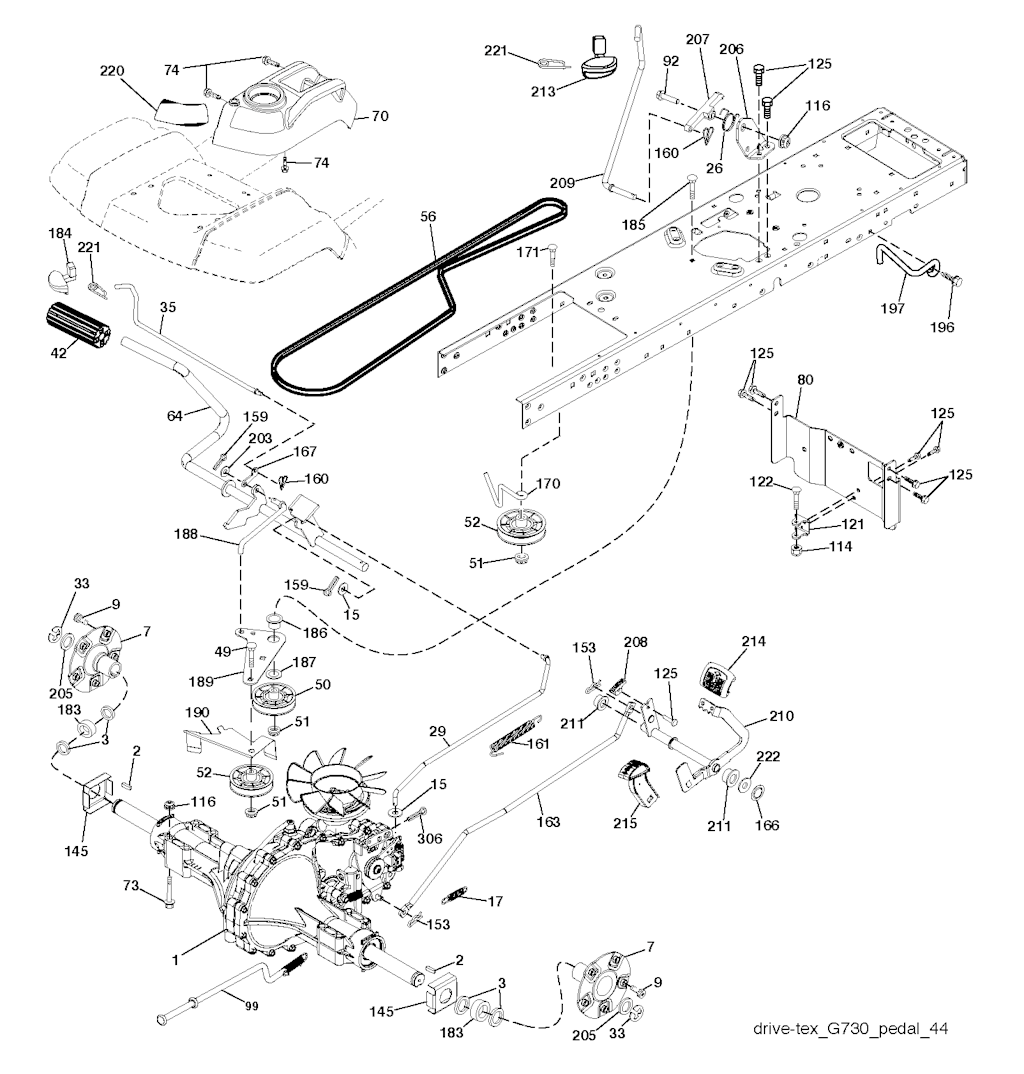 Explosionszeichnung Ersatzteile
