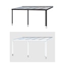 Vorschaubild Skan Holz Aluminium Terrassenüberdachung Garda Breite 541 cm