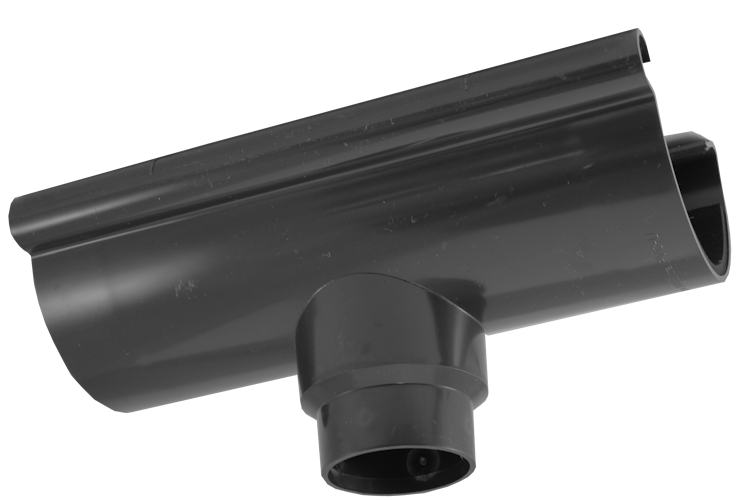 Rinnenstutzen DN 60/75 zum Stecken, RG100 Typ 300 weiß