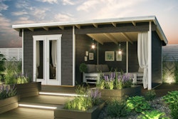 Skan Holz Gartenhaus Texel - 28 mm