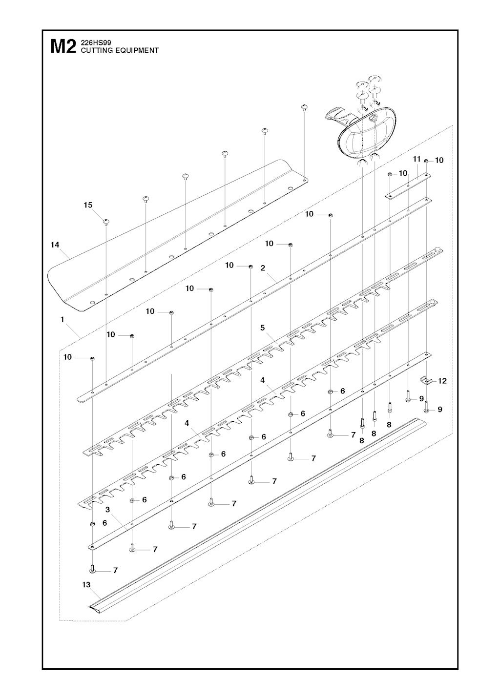 Explosionszeichnung Ersatzteile