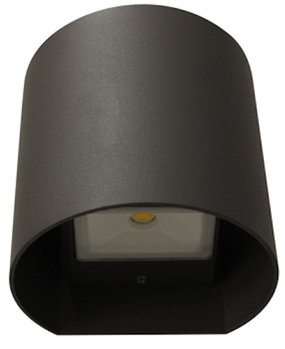 ECO-LIGHT LED-Außenwandleuchte DODD Aluminium Druckguss anthrazit (AL5004 GR SMD)