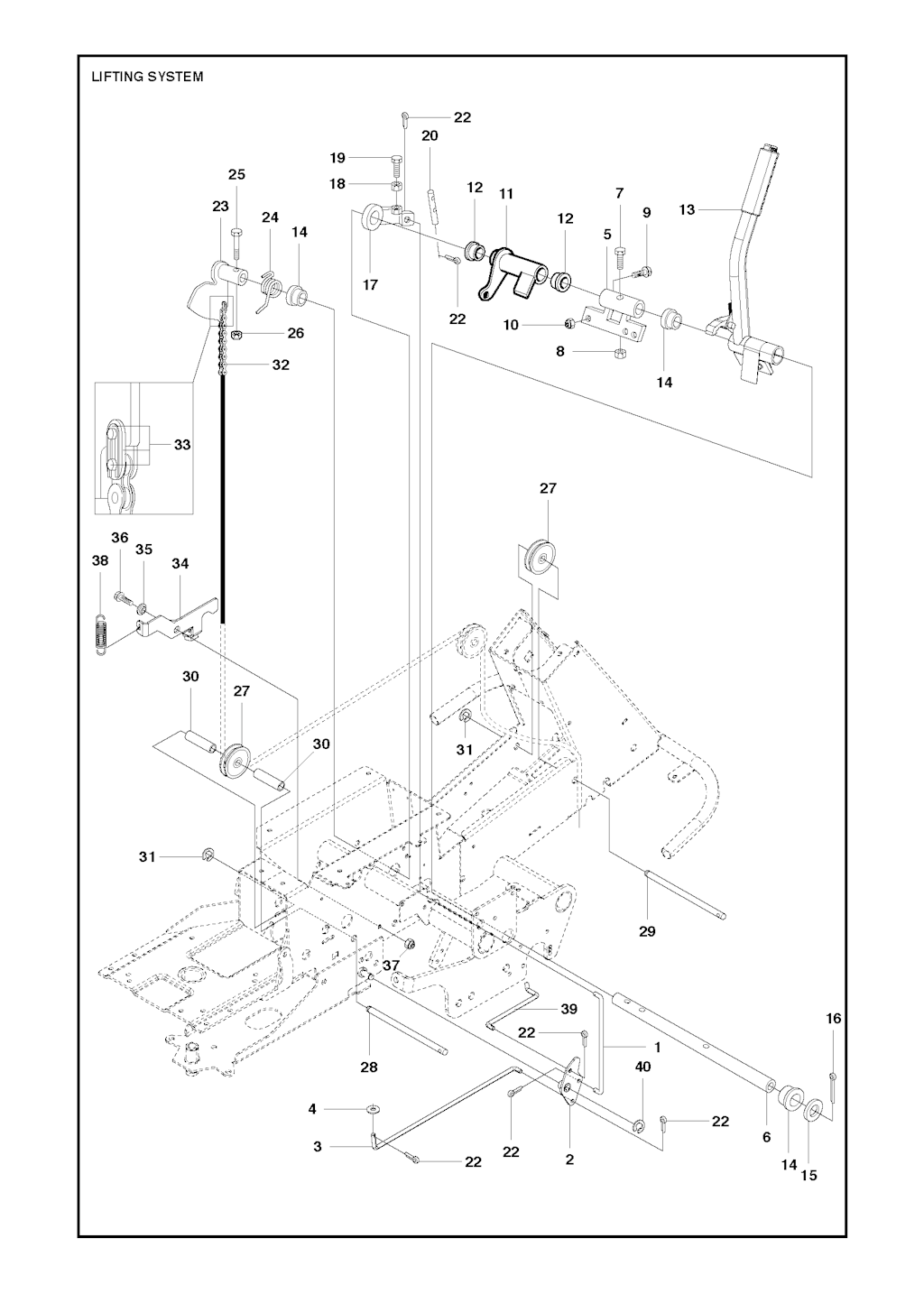 Explosionszeichnung Ersatzteile