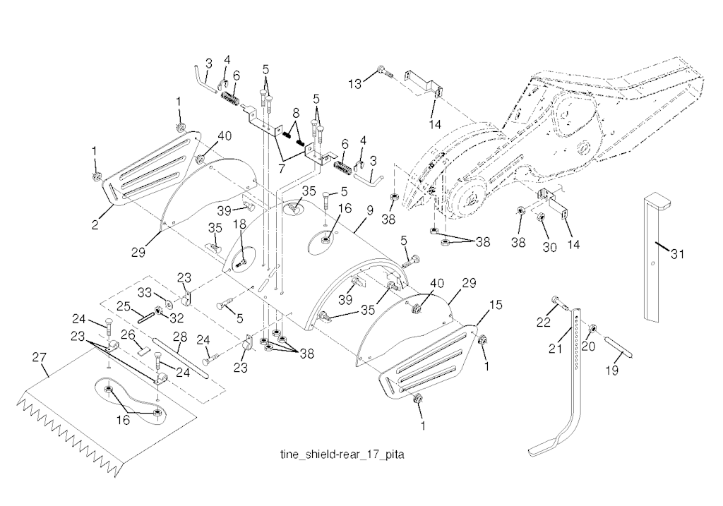 Explosionszeichnung Ersatzteile