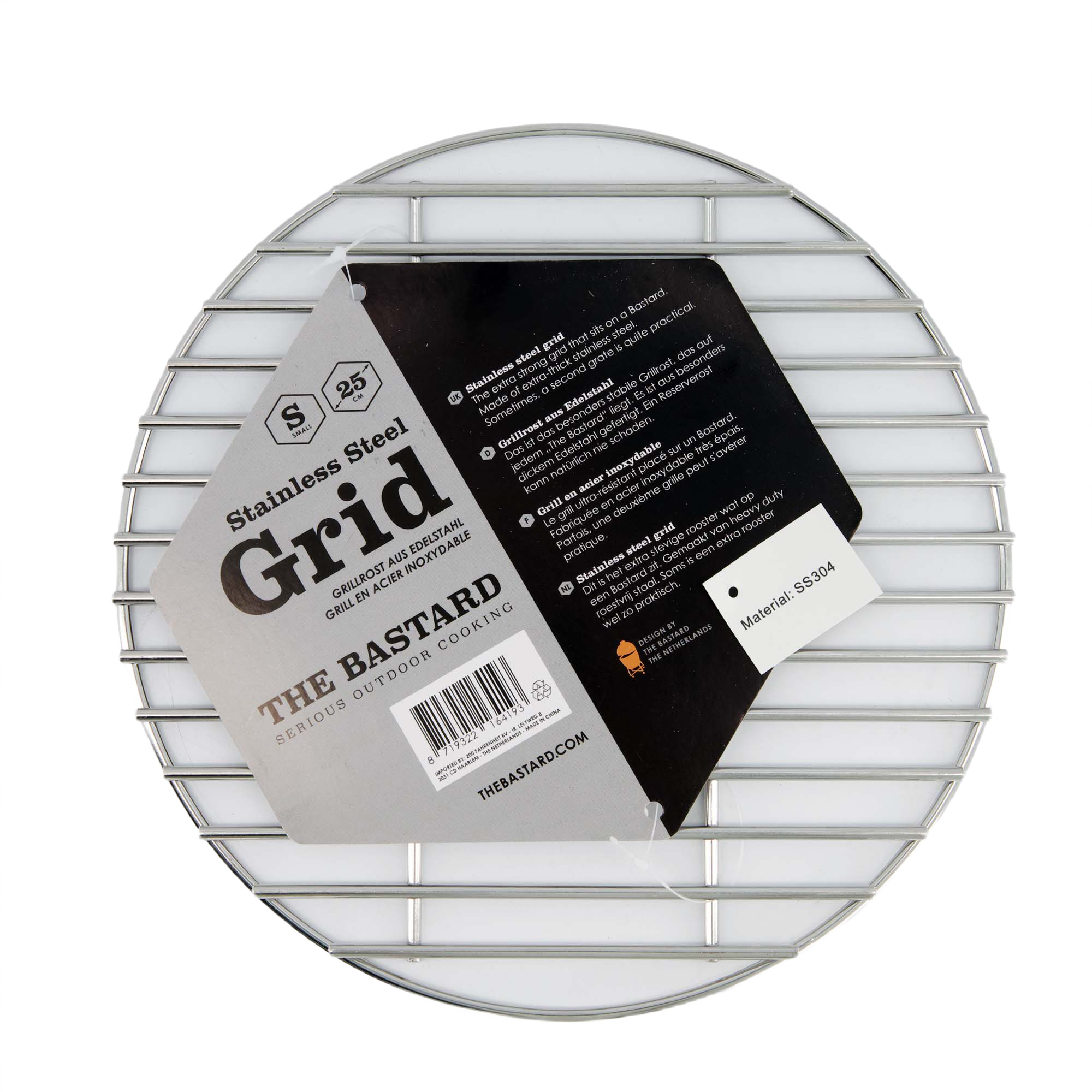 The Bastard Grillrost Edelstahl SMALL 25 cm
