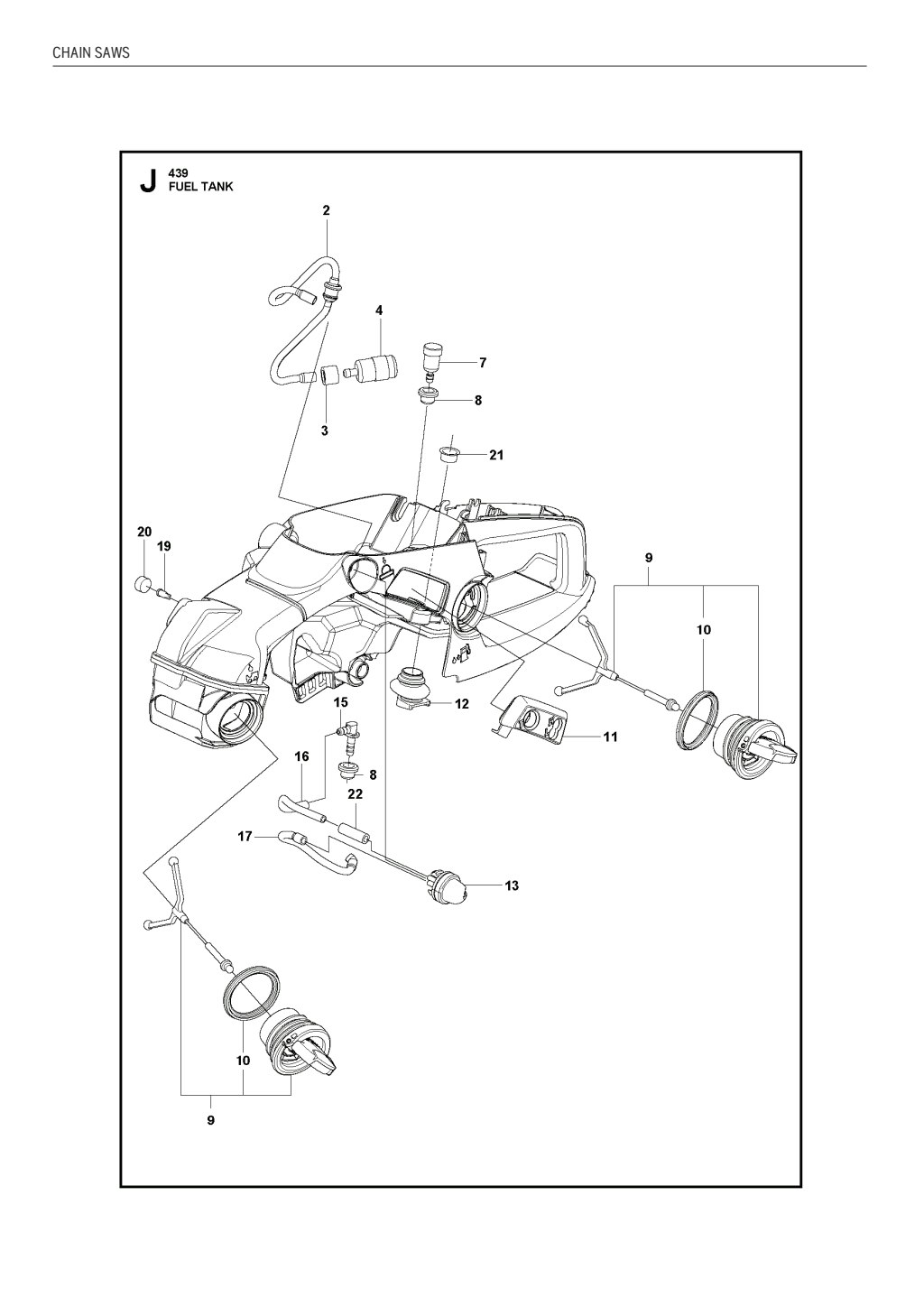 Explosionszeichnung Ersatzteile