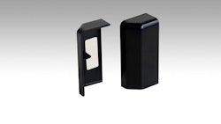 MEISTER Endkappe (selbstklebend) Schwarz 2039 - Passend zur Fußleiste Profil 15 MK | 15 F MK | 20 PK | 20 PK Aqua