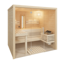 Vorschaubild Infraworld Sauna Solido Glas Complete 167 - 40 mm Multifunktionssauna inkl. 5-teiligem gratis Zubehörset