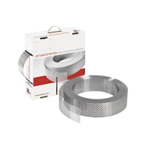 OSMO Fassade ZUB Alu Lüftungsstreifen 0,6mm *Rolle/60 m* Rechtecklochung VE 1 Stk.