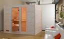 Vorschaubild Weka Sauna Valida Gr. 4 mit Glastür - Massivholzsauna 38 mm