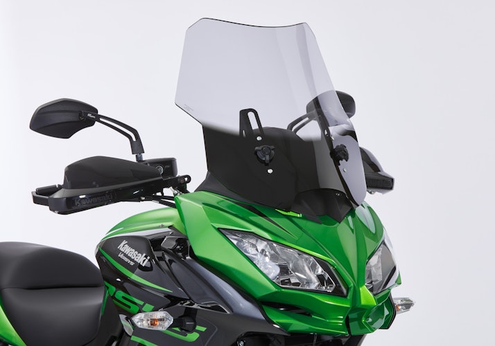 ERMAX Windschutzscheibe Acrylic durchsichtig Grau getönt für KAWASAKI Versys 1000; Versys 650