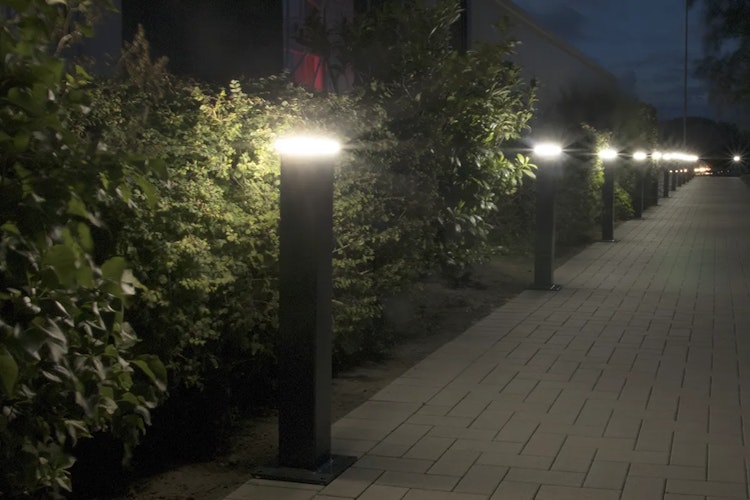 dz LED Zaunbeleuchtung für Torpfosten 100 x 100 mm
