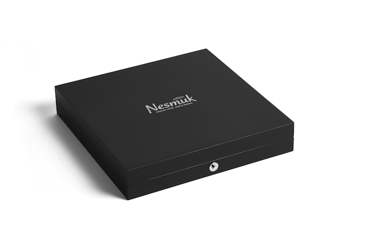 Nesmuk Schatulle 4er St.-Messer & Folder Exklusiv Mattlack