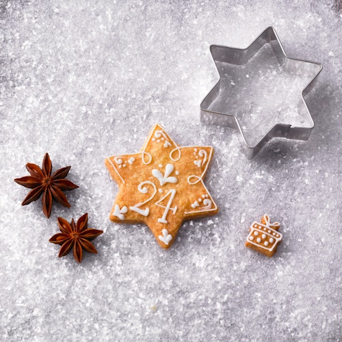 Kaiser Ausstechform Stern 6-zackig 6 cm