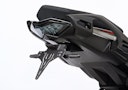 Vorschaubild PROTECH V-SHAPE Kennzeichenhalter SET mit Reflektor und Beleuchtung Alu & Stahl Schwarz für KAWASAKI Ninja 1000 SX, Ninja 1100 SX / SE, Z1000 SX
