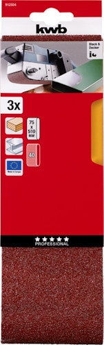 kwb 3Schl-Bänd Kor. 75x510 K 40 SB 912304
