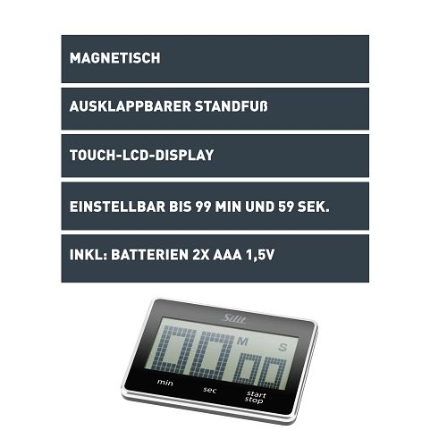 Silit Attimo Digitaler Kurzzeitmesser