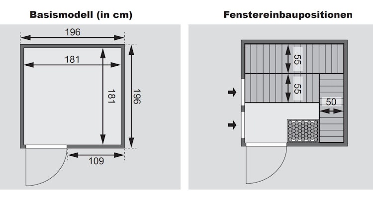 Karibu Woodfeeling Sauna Oulu - 68 mm Aktionssauna inkl. gratis Sauna-Zubehörset im Wert von 234,94 €